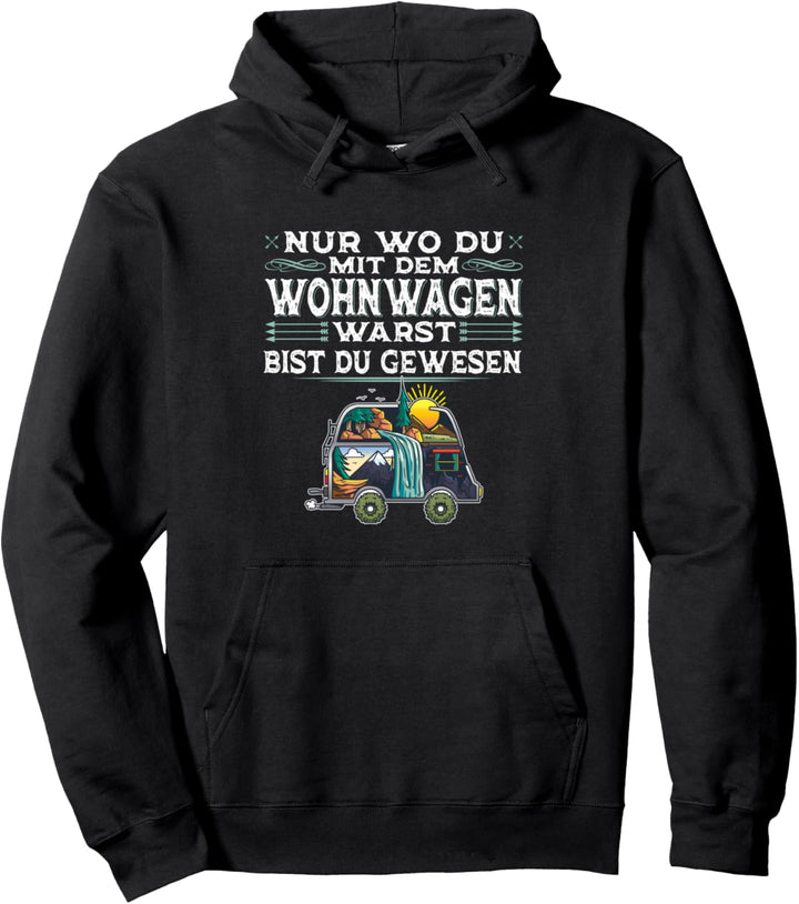 Wohnwagen Campingplatz Abenteuer Camping Pullover Hoodie