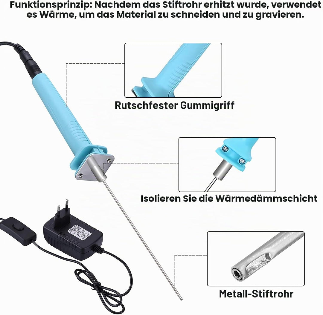 18W 10CM Elektrischer Styroporschneider, Elektrisches Styropor-Schneidwerkzeug AC110-240V Foam Cutte