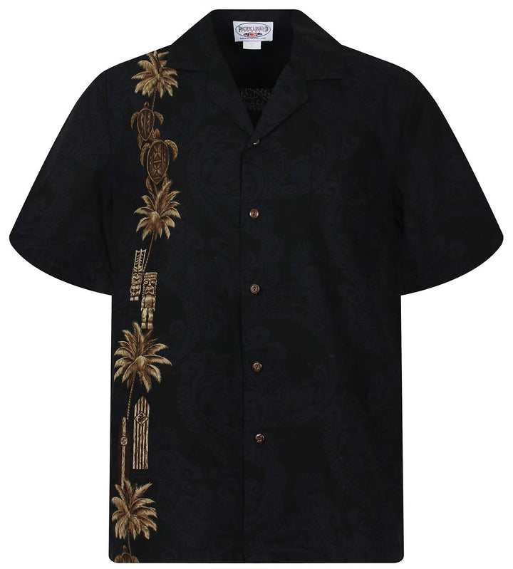 P.L.A. Pacific Legend Original Hawaiihemd Kurzarm Herren Kurzarm Button-Down Front-Tasche Hawaii-Pri