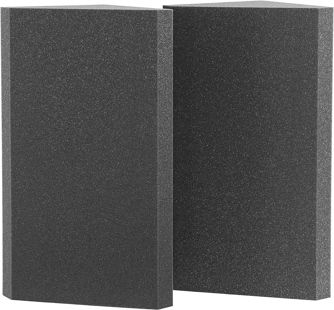 AcousPanel Bass Trap Absorber Studio Pro 2 Stücke von 59x37x26cm Anthrazitgrau Unkomprimiert