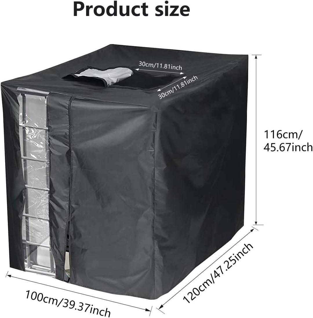 Abdeckung IBC Tank, IBC Tank Abdeckung Wassertank 1000L,Wassertank Schutzhülle mit Reissverschluss K
