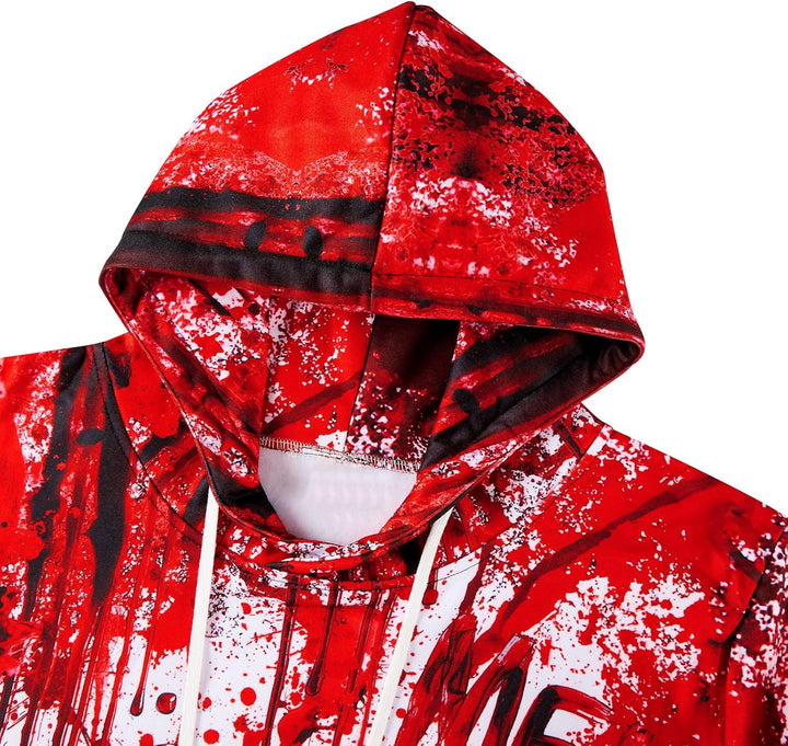ALISISTER Unisex Hoodie Herren Damen 3D Druck Kapuzenpullover Langarm Hooded Pullover Sweatshirts mi