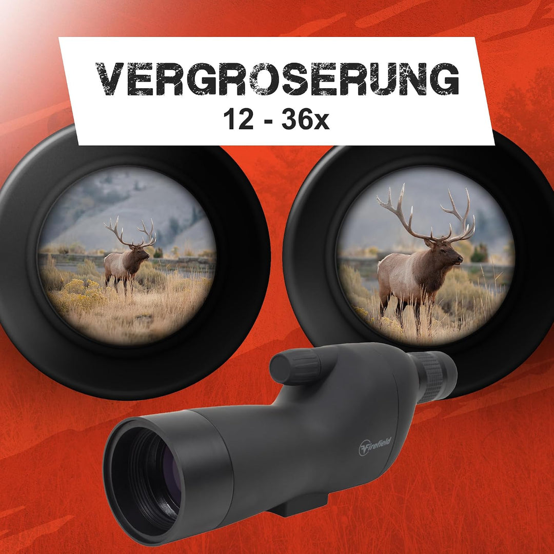 Firefield SE Spotting Scope and Tripod 12-36x50SE Firefield 12-36x50SE Spotting Scope Kit, 12-36x50S