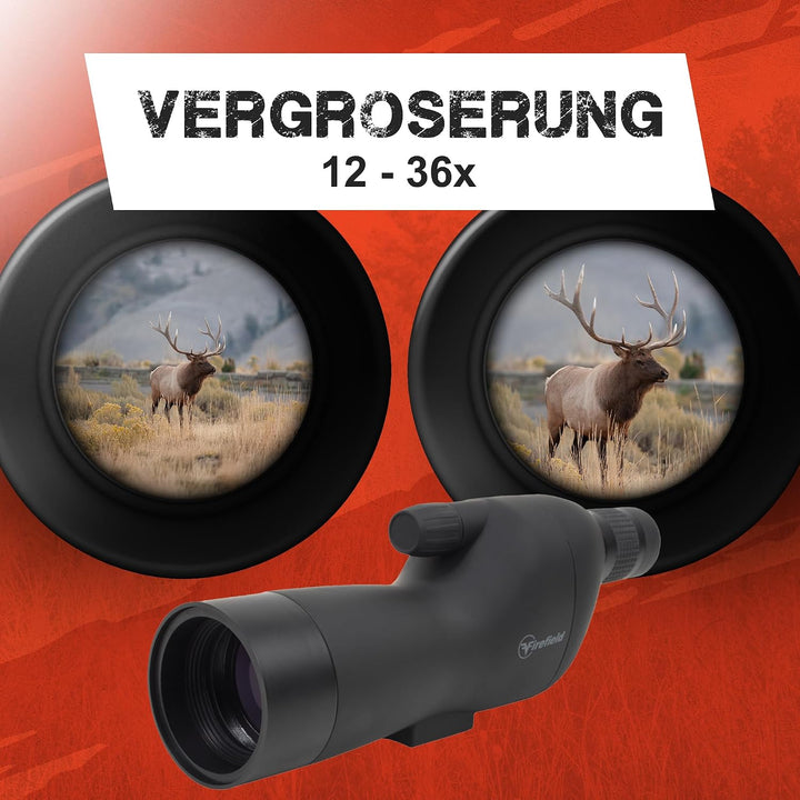 Firefield SE Spotting Scope and Tripod 12-36x50SE Firefield 12-36x50SE Spotting Scope Kit, 12-36x50S