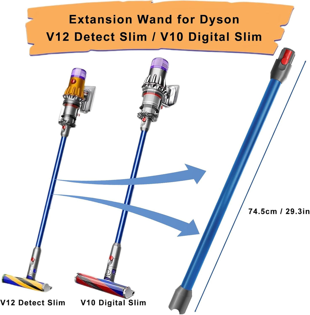 Schnellspanner Verlängerungsrohr für Dyson V12 Detect Slim Stabstaubsauger, Ersatzteile Verlängerung