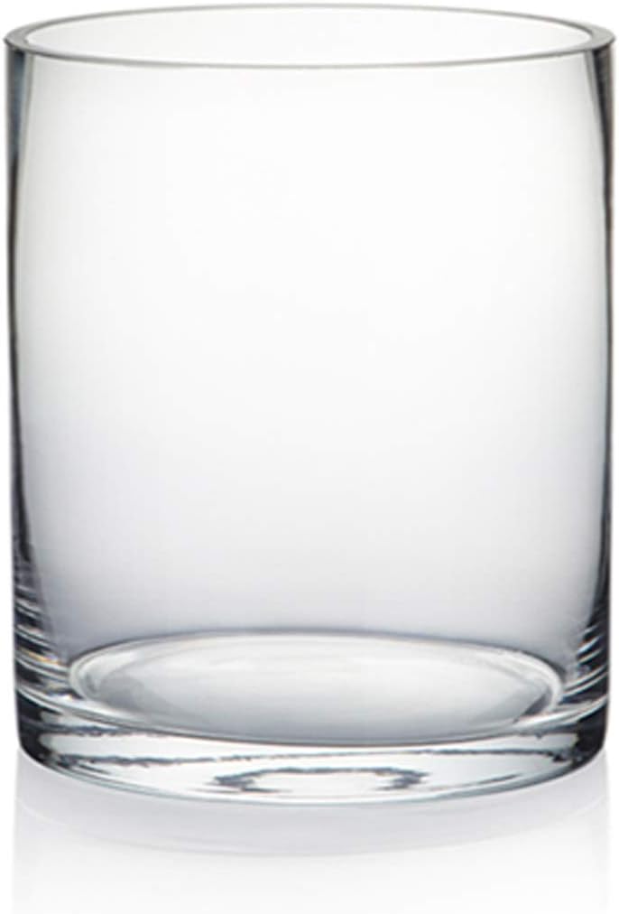WGV klar Zylinder Glas Vase, 5 von 6 1 5"x6"H, 1 5"x6"H