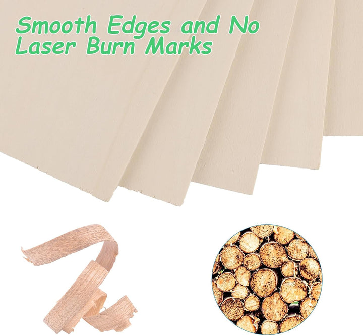300 x 210 x 5 mm Sperrholzplatte Balsaholz, 10 Stücke Bastelholz Platten Hobby Holz Sperrholz Platte