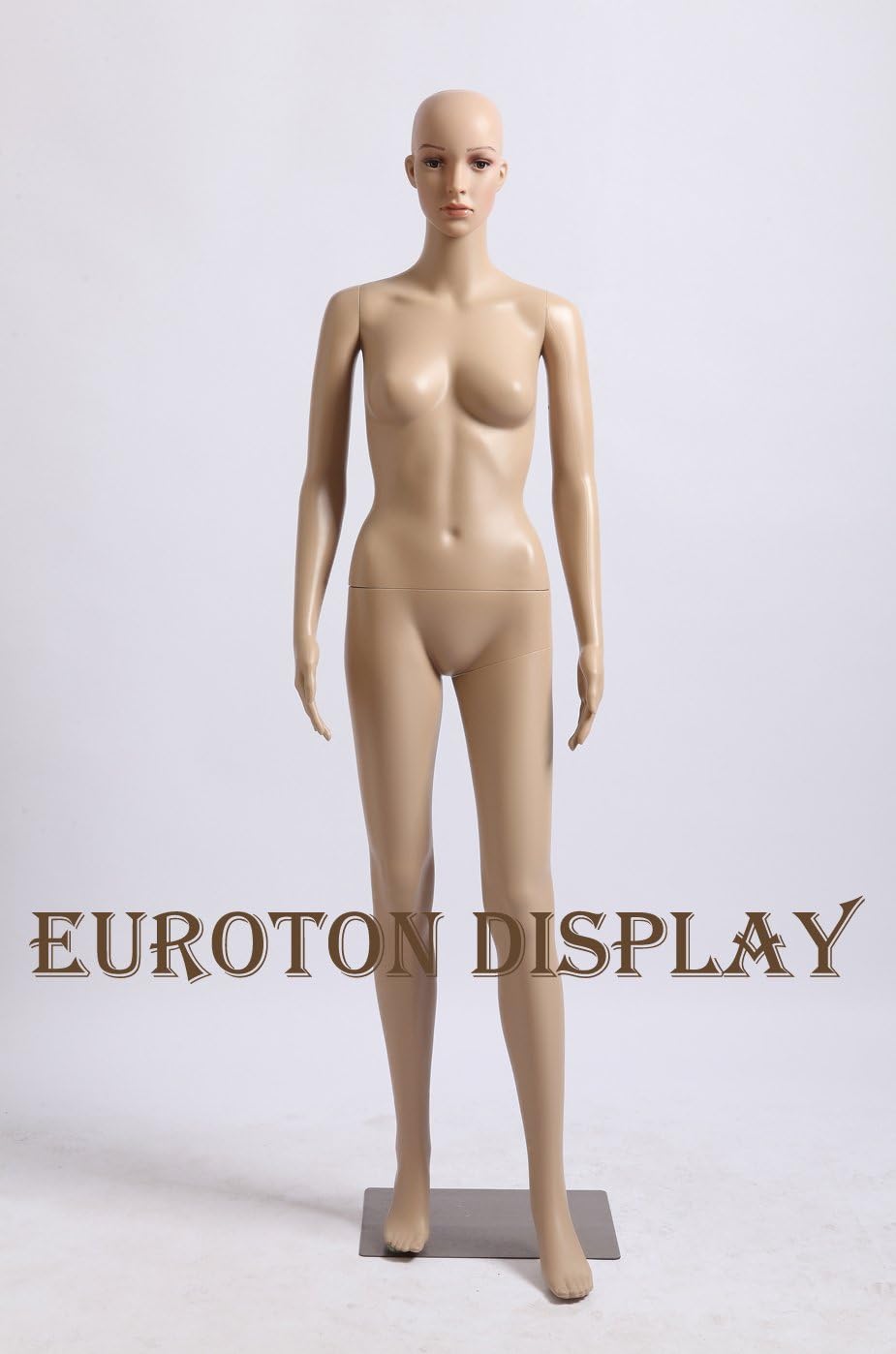 weibliche Schaufensterpuppe mit 2 Perücken gratis ,Metallplatte SF-5 Schaufensterfiguren Frau