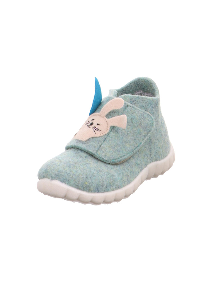 Superfit HAPPY Hausschuhe 1-800295 Jungen 30 EU Hellgrün 7010, 30 EU Hellgrün 7010