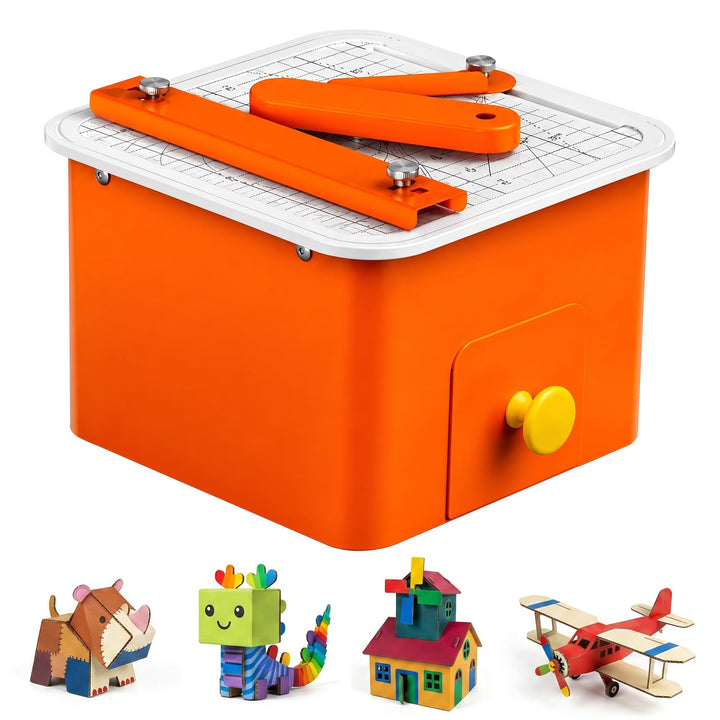 Kartonschneider Kinder, 45W Kartonschneider Elektrisch Sicheres DIY-Set, STEAM Lernspielzeug für Kin