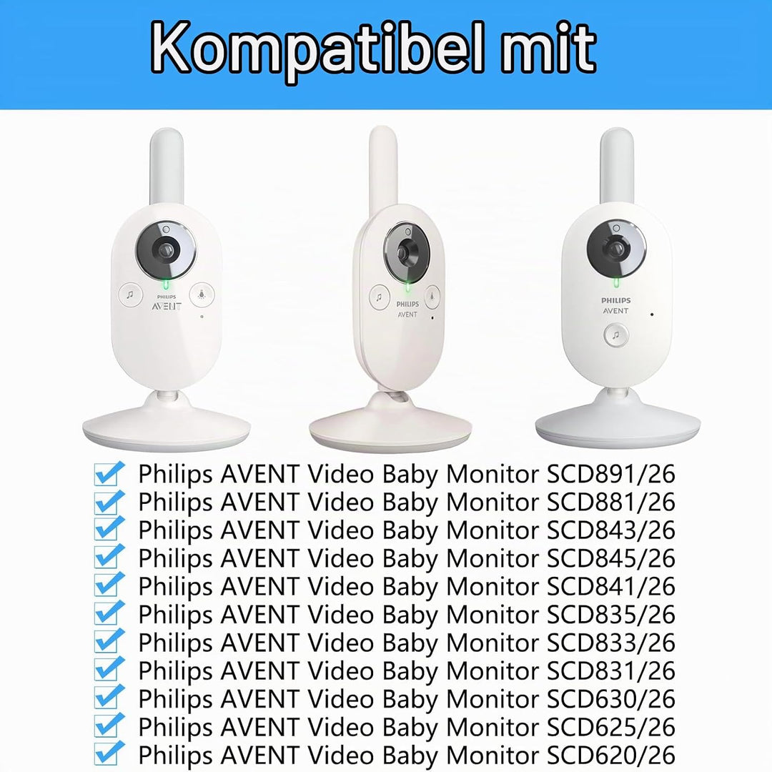 BECEMURU Vielseitige Flexible Drehhalterung mit 1/4 Schraubanschluss Dock Kompatibel mit Philips Ave
