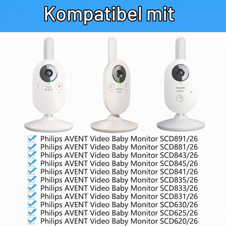 BECEMURU Vielseitige Flexible Drehhalterung mit 1/4 Schraubanschluss Dock Kompatibel mit Philips Ave