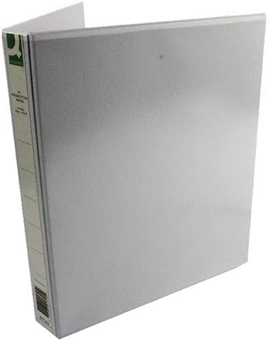 Q Connect 2 Ring Präsentation Binder – Weiss 1 weiss, 1 weiss