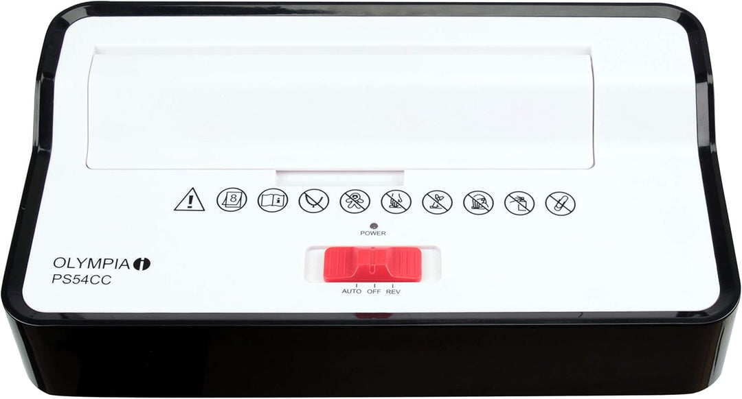 Olympia PS 54 CC Profi Aktenvernichter (mit Partikelschnitt, Sicherheitsstufe P4, Kreditkarte, 8 Blä
