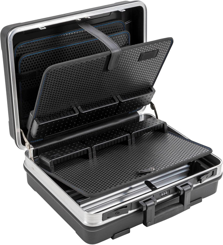 B&W Werkzeugkoffer BASE mit MODUL-Werkzeugstecksystem (Koffer aus ABS, Volumen 28,1l, 46,3 x 35,5 x