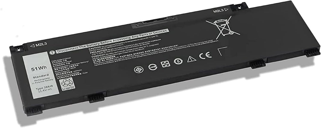 PUGASR 266J9 Laptop Akku Kompatibel mit Dell G3 15 3500 3590 3790 G5 15 5500 SE 5505 Inspiron 5490 I