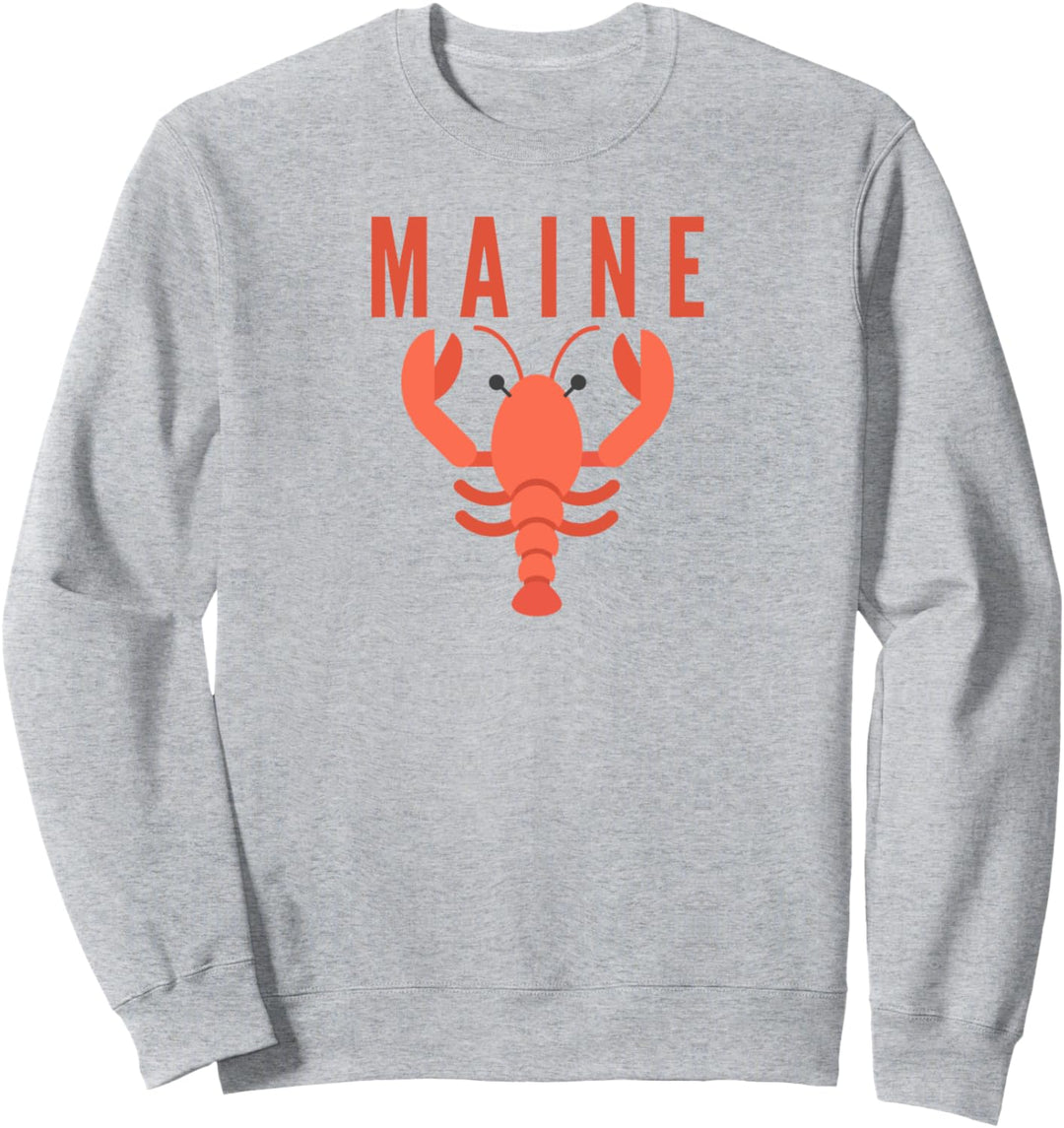 Red Maine Lobster Hummer Sweatshirt