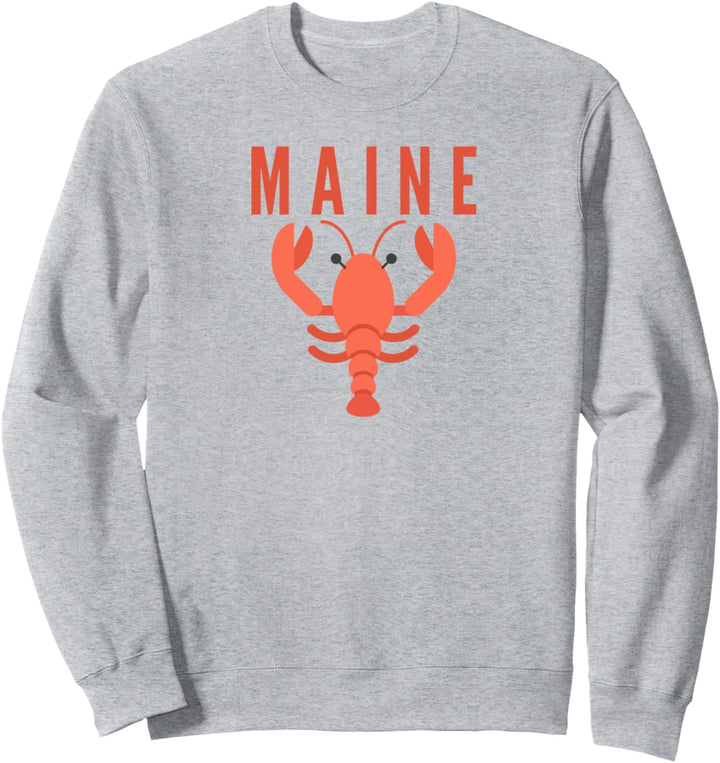 Red Maine Lobster Hummer Sweatshirt