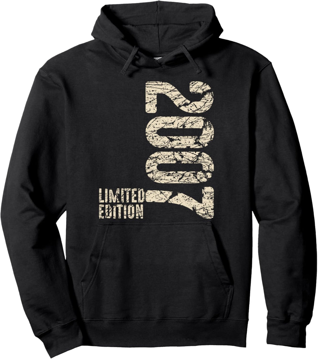 17. Geburtstag Junge Mädchen 17 Jahre 2007 Lustig Geschenk Pullover Hoodie