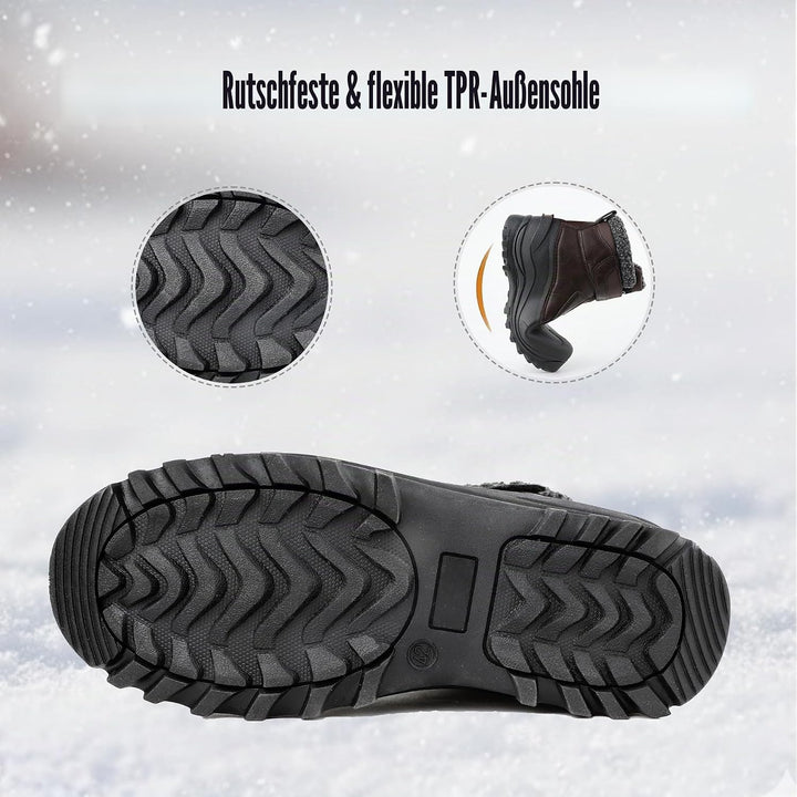 riemot Wanderschuhe Damen Herren Wasserdicht Trekkingschuhe Slip-on Leicht Rutschfest Outdoorschuhe