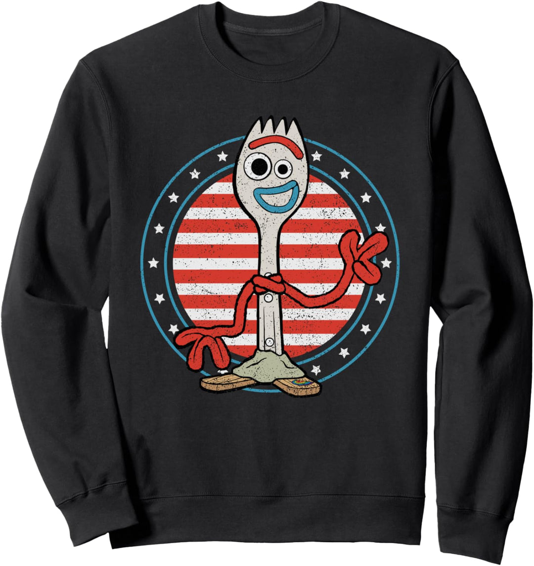 Disney and Pixar's Toy Story 4 Forky Retro Americana Sweatshirt