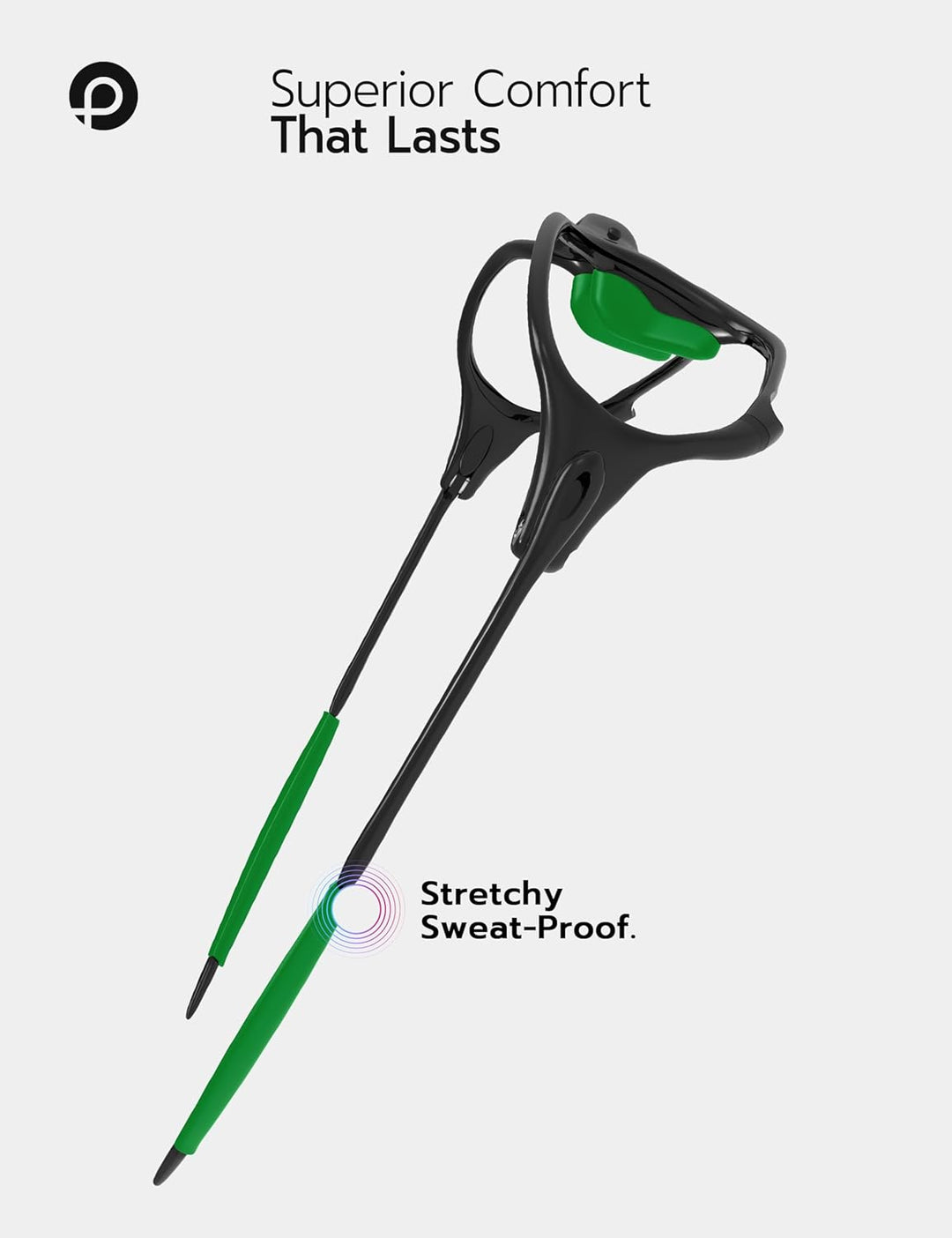 PapaViva Ersatzlinsen & Gummi-Kits für for Oakley Jawbone Vented Dark Green, Dark Green