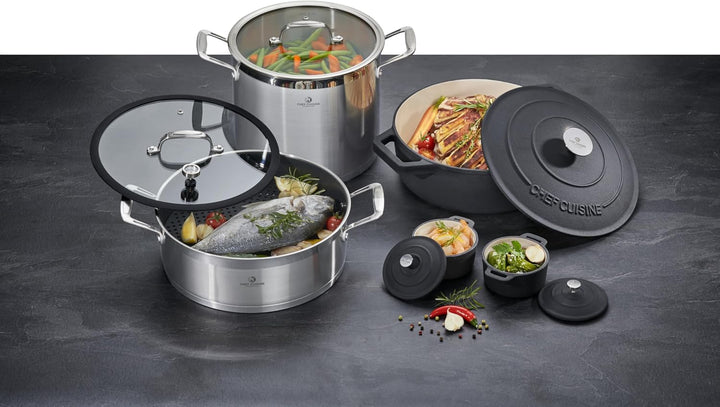 Chef Cuisine Mini Cocotte/Salz Fass 2er Set