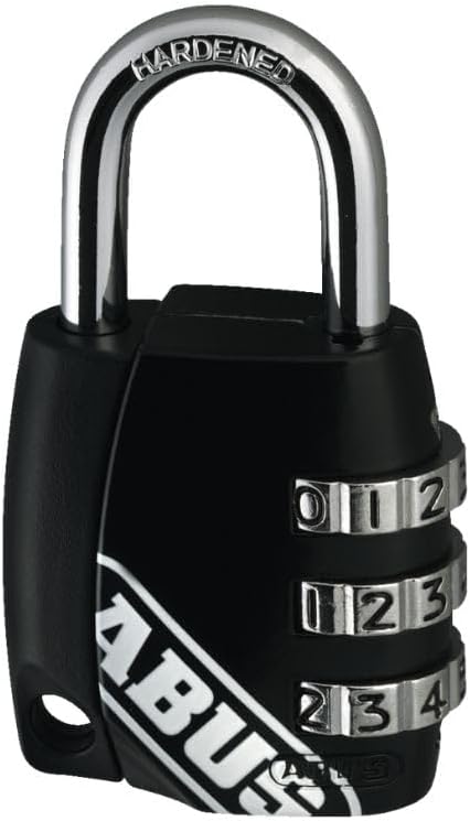 ABUS Zahlenschloss 155/30 - Vorhängeschloss mit Zinkdruckguss-Gehäuse - Kofferschloss / Spindschloss