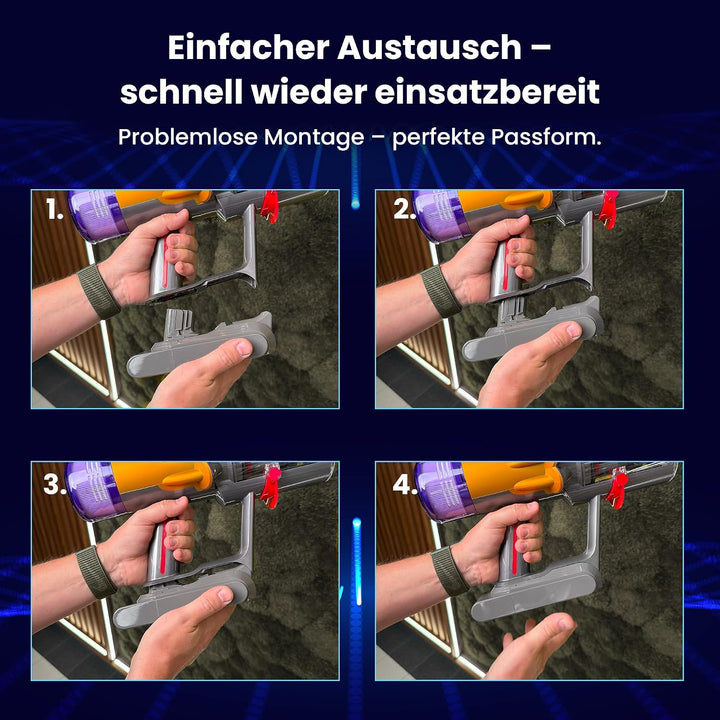 Extralink Akku für Dyson V11 Animal – 25,2V 3000mAh Ersatzakku, Lange Laufzeit, Li-Ion Batterie, kom