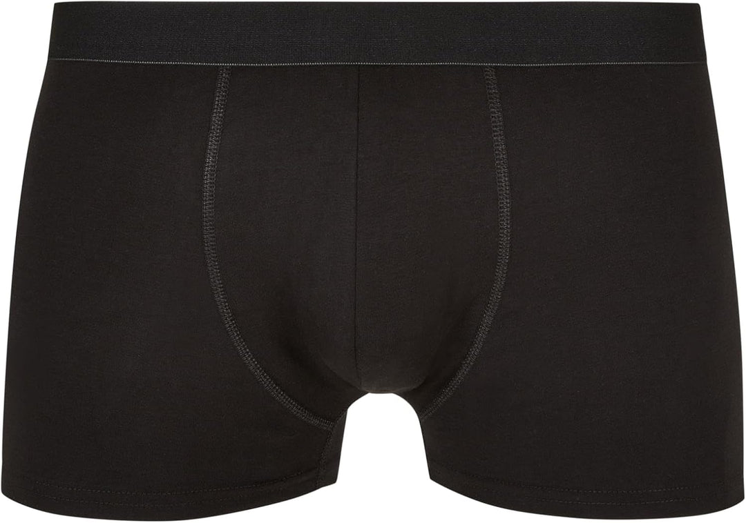 Urban Classics Solid Organic Cotton Boxer Shorts 5-Pack Männer Boxershort weiss Basics, Streetwear L
