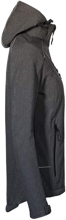 Softshell Jacke Damen, Grau-Melange, L
