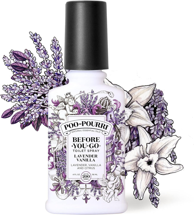 Poo-Pourri Toiletten-Spray Lavender Vanilla Scent 118 ml (1er Pack), Lavender Vanilla Scent 118 ml (