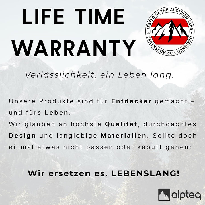 Alpteq Carbon Wanderstöcke Teleskop – Ultraleichte Trekkingstöcke Kohlenstofffaser &amp; Aluminium für D