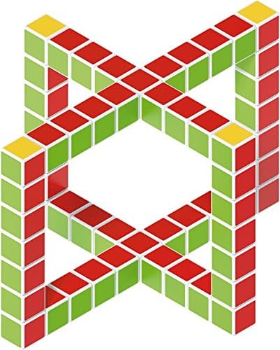 GEOMAG - MAGICUBE 64 Stück - Magnetische Bausteine zum Zusammenbauen - Für Kinder ab 1 Jahr - 6 Farb