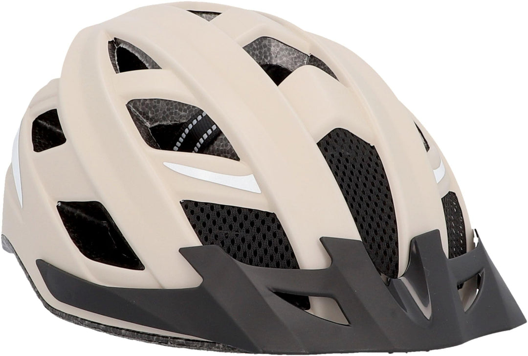 FISCHER Fahrradhelm, Radhelm, Cityhelm Urban Plus, mit integriertem LED-Rücklicht für Damen und Herr