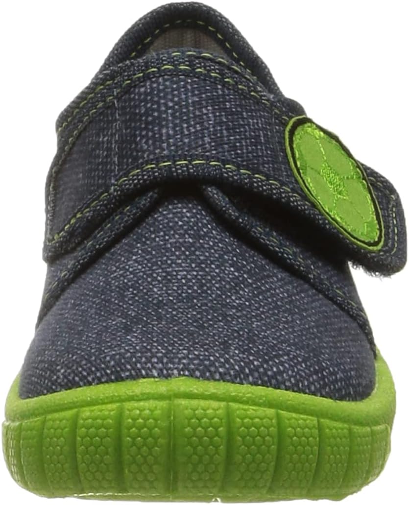 Superfit Jungen Bill Hausschuhe 23 EU Blau Grün 8030, 23 EU Blau Gr&#xFC;n 8030