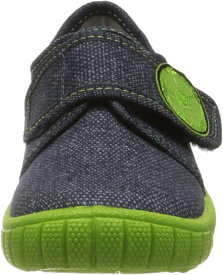 Superfit Jungen Bill Hausschuhe 23 EU Blau Grün 8030, 23 EU Blau Gr&#xFC;n 8030