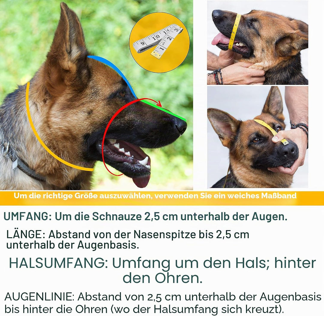 Hunde-Maulkörbe aus Chrom-Metall, Drahtkorb, verstellbare Lederriemen, Deutscher Schäferhund, verstä