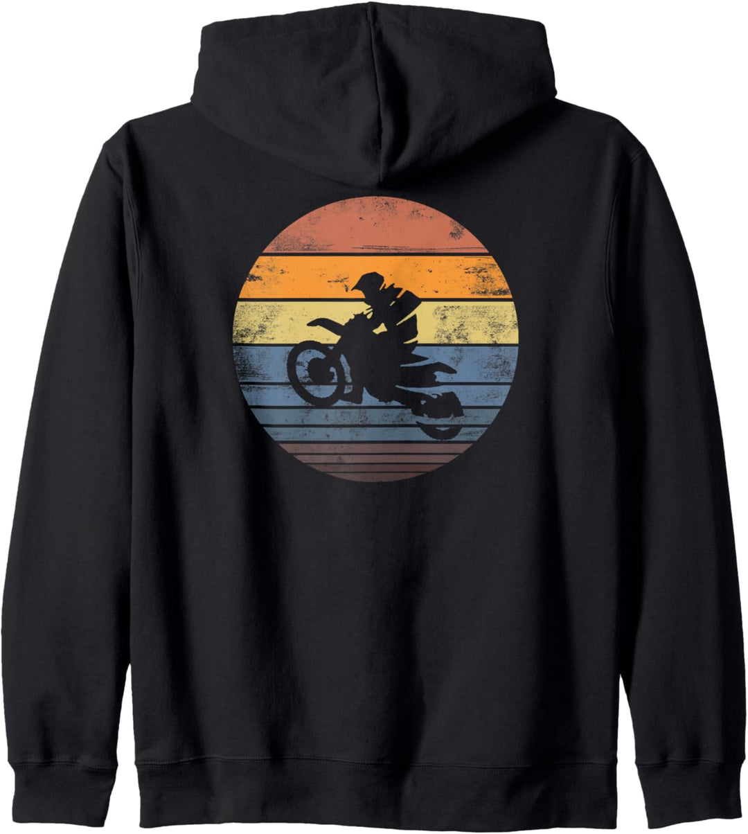 Retro Dirt Bike Motocross. Motorradfahrer Geschenk Kapuzenjacke