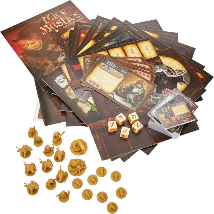 Filosofia, Mäuse und Mystiker, Brettspiel, ab 10 Jahren, 1–4 Spieler, 60–90 Minuten
