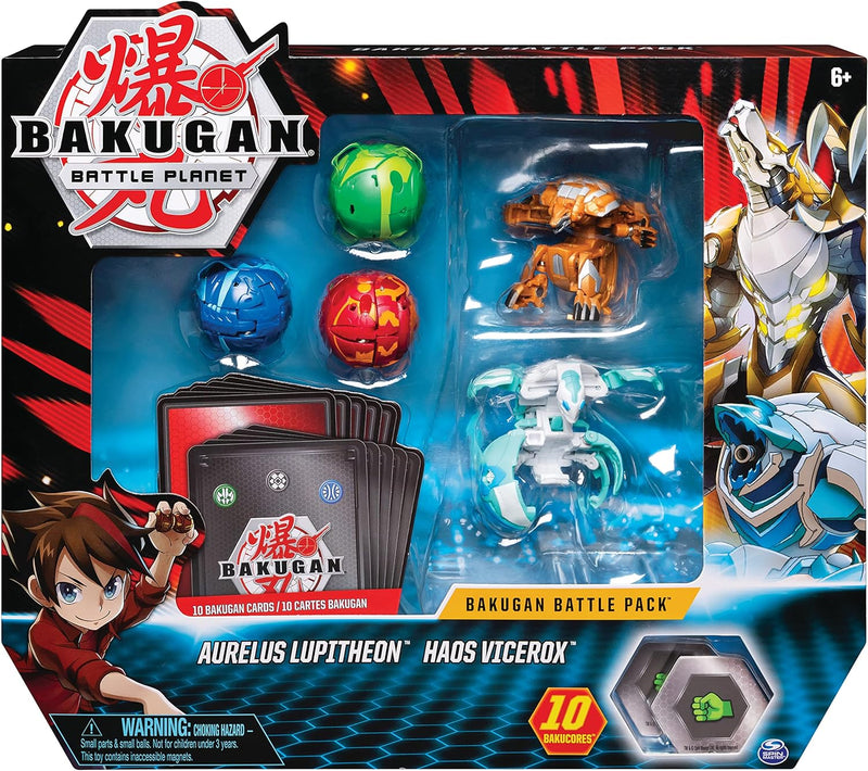 BAKUGAN Battle Pack mit 5 (2 Ultra & 3 Basic Balls), unterschiedliche Varianten