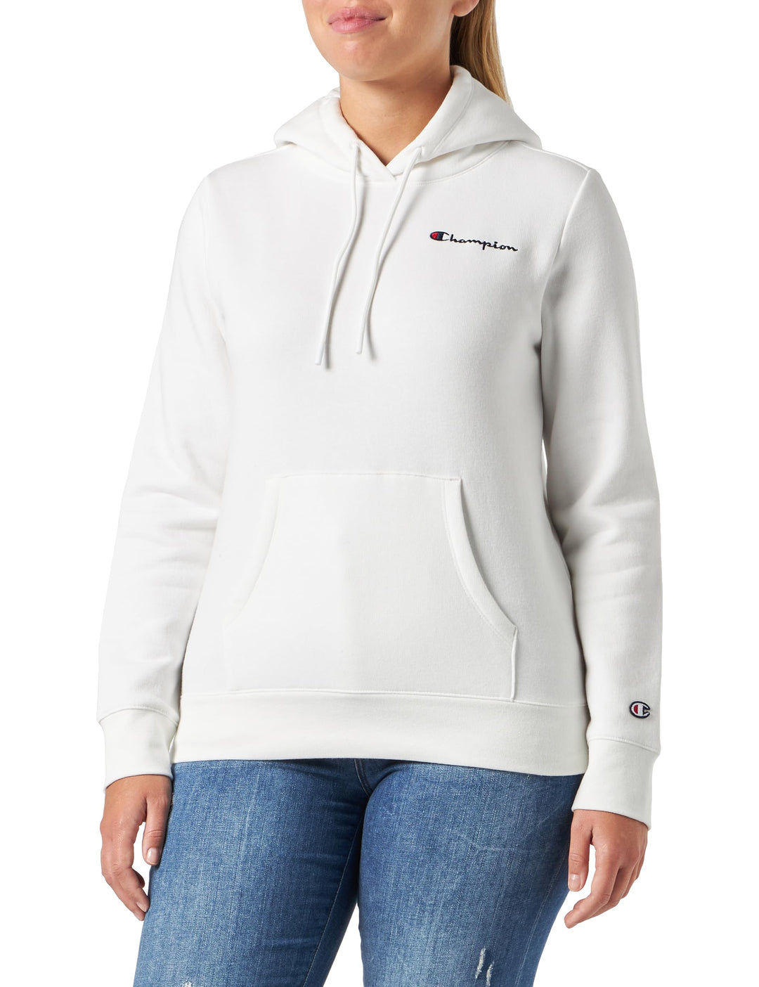 Champion Damen Legacy American Classics W - Script Logo Light Powerblend Fleece Kapuzenpullover M Of
