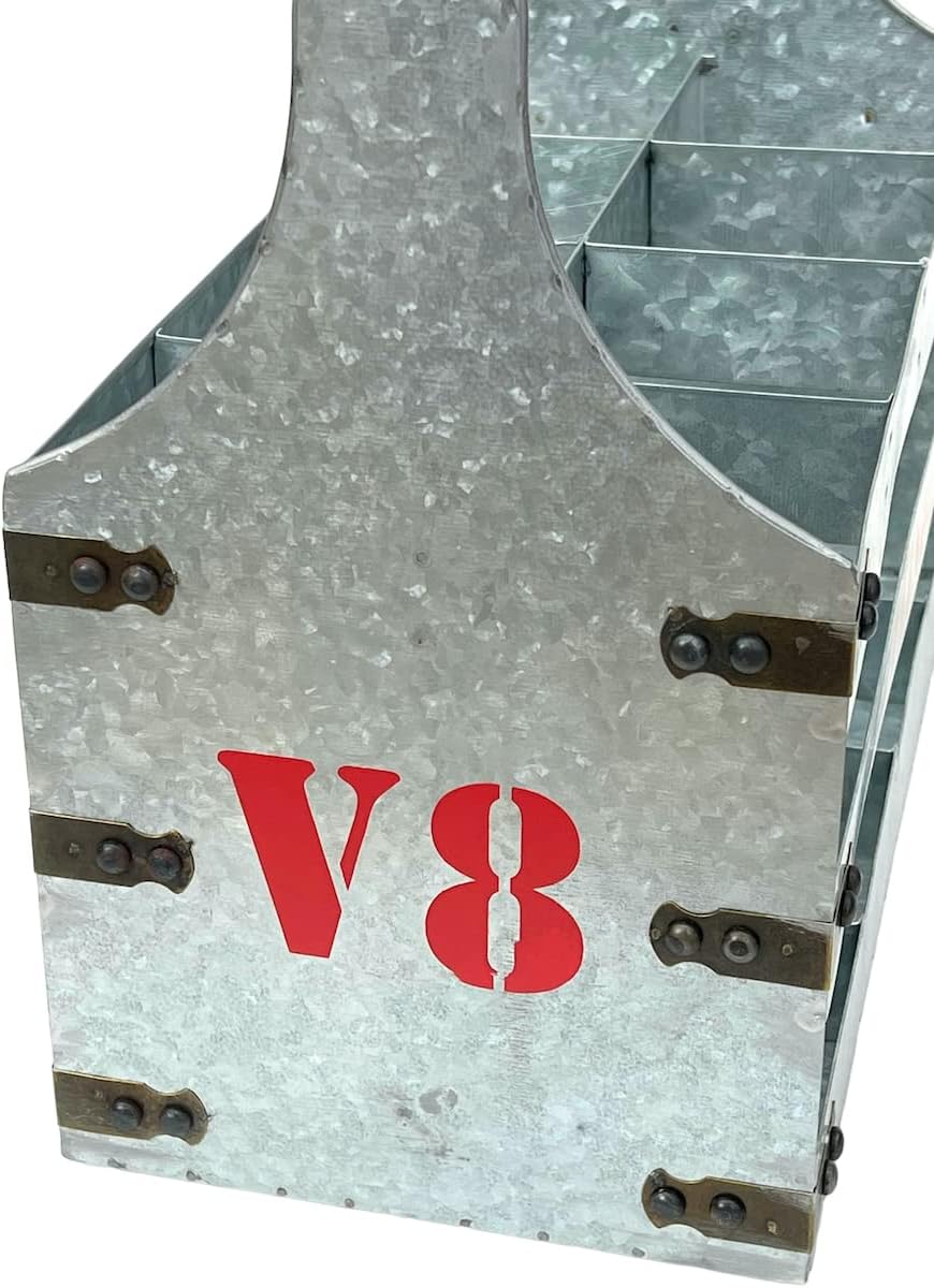 DanDiBo Weinträger Metall mit Öffner Flaschenträger 8 Zylinder V8 96404 Flaschenöffner Flaschenkorb