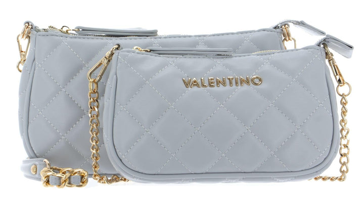 VALENTINO Damen Okarina Crossbody Perlfarben, Perlfarben