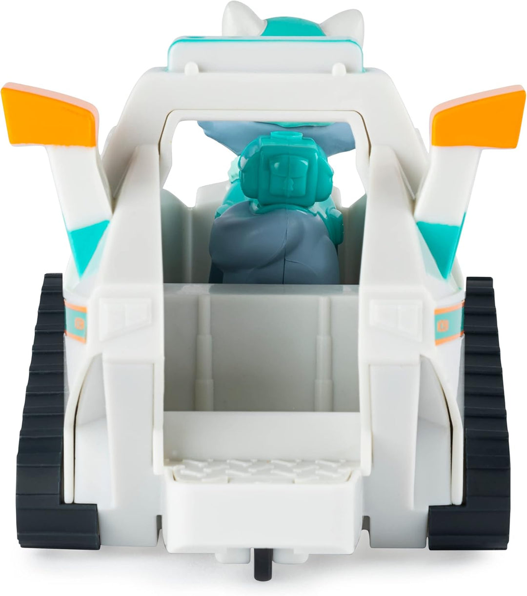 PAW PATROL, Schneeraupe-Fahrzeug mit Everest-Figur (Basic Vehicle/Basis Fahrzeug), Spielzeugauto, ab