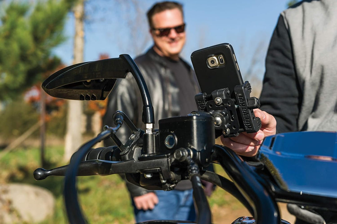 Kuryakyn 1698 Motorrad-Zubehör: Kupplung/Bremsstange-Halterung, Tech-Connect-Halterung, GPS-Geräte/T