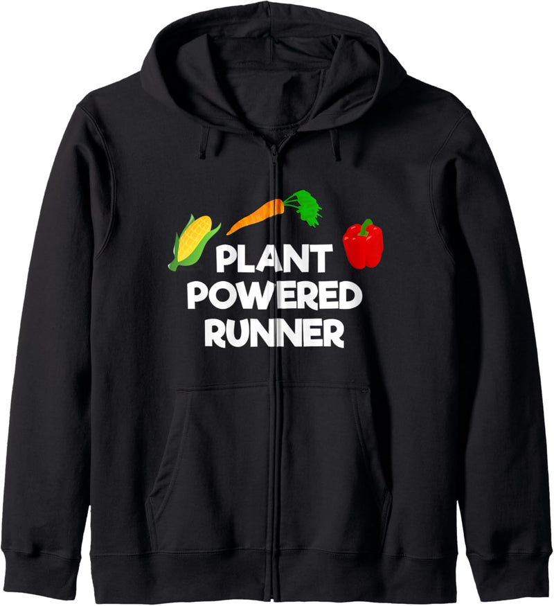 Plant Powered Runner Vegan Running Kapuzenjacke