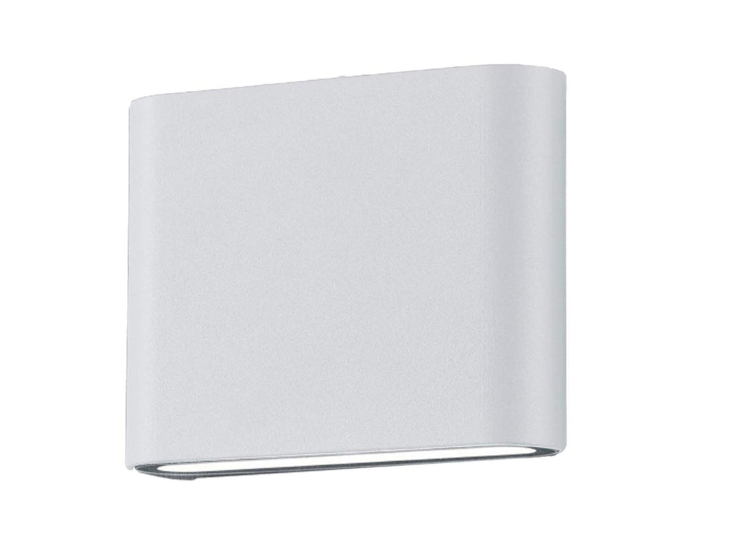 Trio Leuchten LED Aussenleuchte Thames II 227560231, Aluminium weiss, 2 x 2.5 Watt Breite 11,5cm Wei