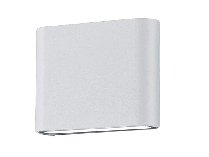 Trio Leuchten LED Aussenleuchte Thames II 227560231, Aluminium weiss, 2 x 2.5 Watt Breite 11,5cm Wei