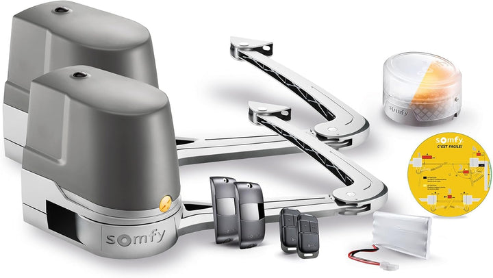 Somfy 2401288 - Torantrieb mit Flügelarm Evolvia Star | für Flügelhöhe und Breite max. 2 m | mit 3 K
